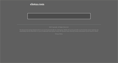 Desktop Screenshot of elotus.com